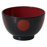 ワールド・クリエイト 白檀塗風　日の丸　内朱　汁椀 37078 1個