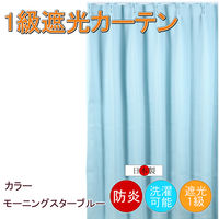 フォレストリンク 防炎遮光1級 カーテン 2000×2300mm ブルー cu1108hbl-200-230-1 1枚（直送品）