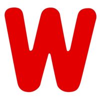 パイオニア 文字シールワッペン 英字 赤 「W」 E85-85123 1セット(3袋)（直送品）