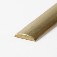 泰豊トレーディング　真鍮甲丸線　９．０ｘ２．０ｘ１０００mm　81152　1本（直送品）