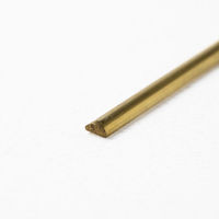 泰豊トレーディング　真鍮甲丸線　２．５ｘ１．２５ｘ１０００mm　81107　1本（直送品）