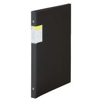 キングジム クリアーファイル カキコ40P 黒 8632W-BK 1冊 - アスクル