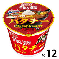 スーパーカップ1．5倍 バタチー 味噌チゲラーメン 1セット（1個×12） エースコック