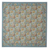 川島織物セルコン モリスデザインスタジオ ゴールデンリリーマイナー 2000×2000mm ブルー KF1703A_40B 1枚（直送品）