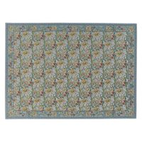 川島織物セルコン モリスデザインスタジオ ゴールデンリリーマイナー 2000×2800mm ブルー KF1703A_48B 1枚（直送品）