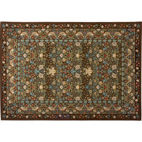 川島織物セルコン モリスデザインスタジオ いちご泥棒 ラグ 1400×2000mm ブラウン KF1709_34BR 1枚（直送品）