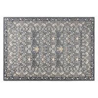 川島織物セルコン モリスデザインスタジオ いちご泥棒 ラグ 1400×2000mm ダークグレー KF1709_34DGR 1枚（直送品）