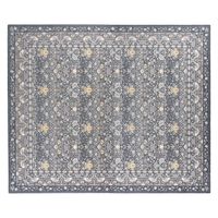 川島織物セルコン モリスデザインスタジオ いちご泥棒 ラグ 2000×2400mm ダークグレー KF1709_44DGR 1枚（直送品）