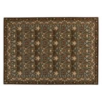 川島織物セルコン モリスデザインスタジオ いちご泥棒 ラグ 2000×2800mm ブラウン KF1709_48BR 1枚（直送品）