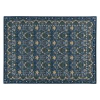 川島織物セルコン モリスデザインスタジオ いちご泥棒 ラグ 2000×2800mm ブルー KF1709_48B 1枚（直送品）