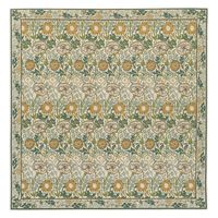 川島織物セルコン モリスデザインスタジオ ピンクアンドローズ 2000×2000mm イエロー KF1718A_40Y 1枚（直送品）