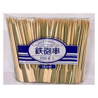 まるわ 鉄砲串 15cm W-78 4903673220002 1セット(1個(250本入)×40)（直送品）