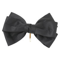 ダブルリボンヘアカフ ブラック LAKOLE/ラコレ