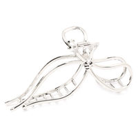 メタルリボンバンスクリップ シルバー LAKOLE/ラコレ