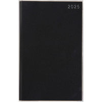 高橋書店 【2025年4月版】T'beauインデックス2 手帳判 見開き1週間 月曜始まり ブラック 652 1冊（直送品）