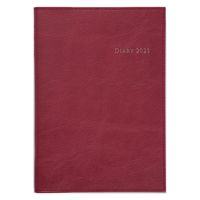 高橋書店 【2025年4月版】デスクダイアリーカジュアル2 A5 見開き1週間 月曜始まり レッド 962 1冊（直送品）