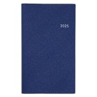 高橋書店 【2025年4月版】ニューダイアリーカジュアル3 手帳判 バーチカル 月曜始まり ネイビー 823 1冊（直送品）