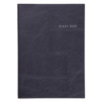 高橋書店 【2025年4月版】デスクダイアリーカジュアル5 A5 見開き1週間 月曜始まり ダークネイビー 965 1冊（直送品）