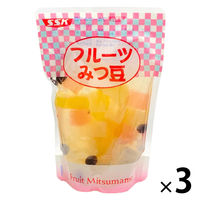 業務用 清水食品 フルーツみつ豆 220g 1セット（1個×3）パウチ