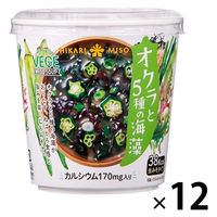 VEGE MISO SOUPカップ オクラと5種の海藻 1セット（1個×12） ひかり味噌