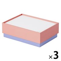 ナカバヤシ ココバコ お道具箱タイプ ピンク KBK-401-PI 1セット(1個×3)