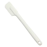 河西 一体型ホールシリコンスパチュラ小 白 HICKTS1534SWP 1個（直送品）