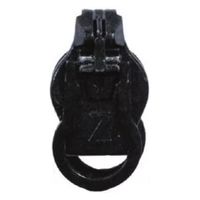 ズライドオン 10C-1 ブラック 丸ダブルプルタブ ZIP1071110C1B 1個（直送品）