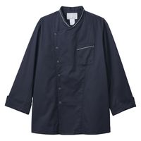 住商モンブラン コックコート 兼用 長袖 ネイビー SS 6-1067 1枚（直送品）