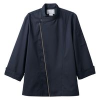 住商モンブラン コックコート 兼用 長袖 ネイビー M 6-1057 1枚（直送品）