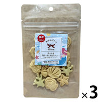 平飼い卵と米粉のクッキー 岡山県産 お魚マーメイド 無添加 国産 30g 3袋 オーシーファーム 犬用 おやつ