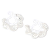 ワーンねじりフープノンホールピアス シルバー LAKOLE/ラコレ