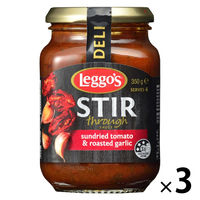 明治屋 レゴス パスタソース サンドライトマト＆ローストガーリック 350g 1セット（1個×3）オーストラリア 瓶詰