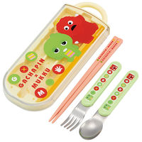 スケーター TACC2AG 抗菌 食洗機対応 スライド式トリオセット 【ガチャピン・ムック】 683305-TACC2AG 1個（直送品）