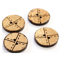 日本紐釦貿易 日本紐釦貿易(Nippon Chuko) ハワイアンボタン 20mm 4個 CG1304 1セット(3袋)（直送品）