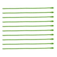 日本紐釦貿易(Nippon Chuko) カラーボールチェーン 1.5mm×10cm 100本入 グリーン NS289-100（直送品）