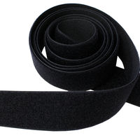 日本紐釦貿易(Nippon Chuko) YKK クイック ロングモヘア マジックテープ 縫い付けタイプ B[メス] 5cm巾×5m巻 黒（直送品）