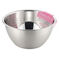 ヨシカワ ジャスト フィット ボウル18cm(目盛付) 3804605 1個 4979487913935（直送品）