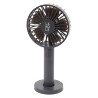 【LAKOLE/ラコレ】 2WAYスタンド付きハンディファン ブラック