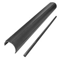 グリーンフィールド ストレートジョイント Vタイププラエッジ100用 黒 EDGーJSV3 1セット(3個)（直送品）