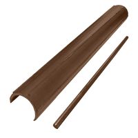 グリーンフィールド ストレートジョイント Vタイププラエッジ100用 ブラウン EDGーJSV3ーBR 1セット(3個)（直送品）