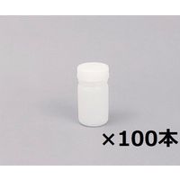 アズワン 広口瓶(中栓付き)50mL 1箱(100本入) NVW-50C 1箱(100本) 1-4658-82（直送品）