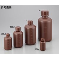 アズワン 細口丸型遮光瓶SCC(茶)3L 1パック(1個/袋×1袋入) 2-5076-06-77 1パック（直送品）