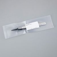 アズワン 精密耐薬ピンセット SCC洗浄品 直・細く鋭い 0.5×0.6mm 5SVR.SA 1本 2-8667-01-77（直送品）