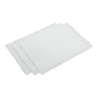 クリーンルームモップ MOP3用ワイパー 200×300mm 1袋(50枚入) MSSS.0812.12P 1袋(50枚)（直送品）