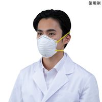 アズワン 折り畳み式防じんマスク DS2 排気弁無 1箱(240枚入) 4-6599-02 1箱(240枚)（直送品）