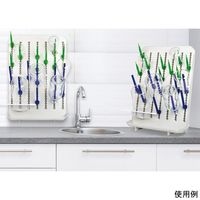 アズワン ラボ用2way乾燥ラック(卓上・壁掛け 対応) 4-6629-01 1台（直送品）