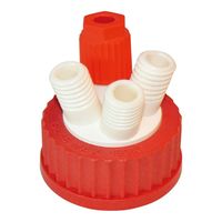 アズワン ポートボトルキャップ ポート数4 4-6714-04 1個（直送品）