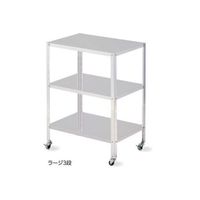 アズワン ステンレスワゴン ラージ 3段 組立済 3ダン 1台 8-4772-04（直送品）