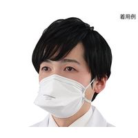 アズワン N95マスク(折り畳み式)滅菌済 1箱(20枚入) 7-7371-02 1箱(20枚)（直送品）