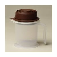 アズワン ぴったりトロミがつくカップ(チョコレートブラウン) 66-0034-53 1箱(1個)（直送品）